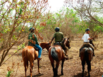 Horse ride in Tanzania