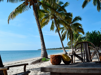 La plage de Pangani